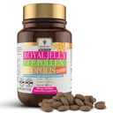 BEE和You Royal Jelly + Propolis + Bee Pollen Chewable 片剂 - 高概率 - 无人工火焰/防腐剂 - 无添加糖 - 无添加糖 - 无大豆/Millk/Gelatin/GMO/Gluten,500毫克x60片