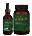 全球治疗中心 - 维生素D3 5000IU & Quercetin 250mg - 支持骨骼和免疫系统,呼吸卫生