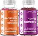 维生素镁(Gummys) & Biotin Gummys - 60 Vegan 计数器