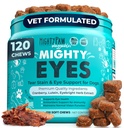 威猛的Paw Waggables Eyes (Made in United States) QQ 泪水冻狗,视觉和泪水冻狗支持补品,Lutein补品. 润滑剂眼,免疫支持(120吨)