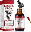 液态铁辅以狗,LiquiI铁辅以维生素C和B12,支持贫血症,低尿液水平和麻风,促进血液健康,帮助形成红血细胞