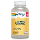 Solaray Calcium Magnesium Citrate 1000mg 1:1 比率、骨强补充剂、肌肉、神经和骨健支持、高吸附费、60天保障、45种服务、270种蔬菜