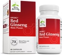 Terry Rital HRG80 Red Ginseng Male Power - 血液循环和耐力支持补编 - 配有Ginseng & Zinc的饮食补充 - 能源支持的草药补充 - 48 Capsules