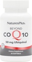NaturesPlus Beyond CoQ10 50 mg - 30 Softgels - 提供高 Strength Ubiquinol - 支持总体福祉 - 30 服务