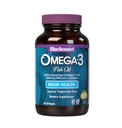Bluebonnet 营养 Omega-3 大脑公式 自然野生 捕捉 Triglyceride Form DHA 860 mg EPA 120 mg - 高度集中的认知健康与健康支持补充 - Gluten-Free - 60 Softgels