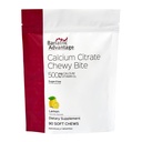 Bariatric Advantage Calcium Citrate Chewy Bites 500 mg - 高吸附性与可消化性 - 维生素D3 - 易食性化学钙补充剂 - Lemon Flavor - 90