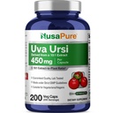 NusaPure Uva Ursi 10:1 提取物,450 mg 等效于 4,500 mg 200 蔬菜盖(非GMO, Vegan) 熊莓