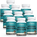 2400 MG Liposomal Glutathione Softgels, Max 吸收, 活性形式 L-Glutathione 降低(GSH), 含Hyaluronic酸,Resveratrol, 抗氧化剂用于解毒,脑,免疫系统, 600 Softgels