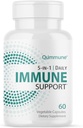 5-in-1 Immune 高级支持 Quercetin Phytosome, Zinc, Vitamin C, D3, K2 - 豁免和过敏补充 激活的Quercetin - 60 Veg Caps