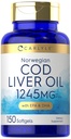 Carlyle 挪威Cod Liver Oil 与 EPA & DHA & 1245mg & 150 Softgels & Liquid Capsules & Non-GMO & Gluten Free Supplement 公司合作,