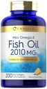 Carlyle 迷你鱼油软胶 | 2010 mg | 200 Omega-3 药丸 | EPA & DHA | Non-GMO & Gluten Free Supplement