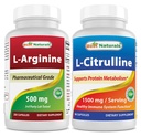 最佳自然 L- Arginine 500 mg & L- Citrulline 1500 mg