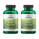 Swanson Milk 硝酸盐 - 草药肝脏支持补充剂 - 自然公式帮助维持总体健康和福利 - (100卡普尔,每包500毫克) 2 Pack