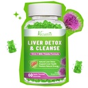 给成年人的牛奶奶酪 Liver Cleanse Detox 修补胶囊, Milk Thetle 提取补充肝脏支持消化剂 抗氧化剂, 60ct Apple Flavor
