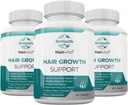 Labs 毛发生长维生素补充剂 Thicker 毛发生长,180 Capsules - 维生素E的营养混合剂,Raspberry Ketone, Iron & Saw Palmetto 以最大限度地减少男女的毛发损失.