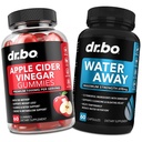 DR. BO ACV Gummys & Water Away Pills - 1000MG Apple Cider Vinegar Gummys & Water Reading Diuretics 用于消化、Gut Health、胃泡和腿部消毒