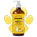 Omega 3 Fish Oil for Dogs Skin and Coat - 野生阿拉斯加 Pollock Oil for Itchy Skin - Omega 3 Fatty Acids for Dogs - 液态EPA & DHA 补充剂 - 配有锌,维生素C,B2,B7 & E - 16 Fl Oz