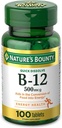 大自然的丰盛维生素B-12 500 mcg, 100 counter (Pack of 2)