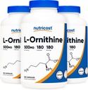 营养成本L-Ornithine 500毫克;180卡普勒(3瓶)