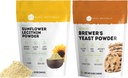 Kate Naturals Sunflower Lecithin Powder (4oz) & Brewer's Yeast (12oz) Bundle (原始内容存档于2018-09) (英语).