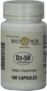 生物-技术药典 D3-50 50,000 IU,100 Capsules Ð全自然补充 Ð支持骨,心神经肌肉, & Immune Health Ð无乳,鱼,胶,花生,壳鱼,和大豆