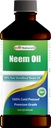 最佳自然品 100% 纯 Neem Oil,100% 冷压和未精炼 - 16 OZ(1瓶)