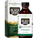 母性 USDA 有机黑种子油 – 冷压,未精炼 & Vegan Nigella Sativa, 高Thymoquinone (2%+), Omega 3 6 9 for Imune, 联合和心脏支持, 头发和皮肤, Non-GMO, 4oz