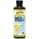 Barlean的Citrus Sorbet高污染Omega 3鱼油液补充剂,1500mg的EPA & DHA脂肪酸,Slippie Flawared & Burpless for Brain, Joe, and Heart Health, 16 oz