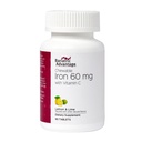含有维生素C的可食用铁60毫克,用于增加吸收和利用,用于肠胃旁塞和袖子胃切除手术病人的易食性