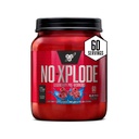 BSN N.O.-XPLODE Pre Workingout Powder, 配有Creatine和Beta-Alanine的男女能量补充, Flavor: Blue Raz, 60 services