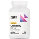 PureFormulas Cranberry 500 mg - 支持肾脏和尿道切克健康 - 免疫保护和细胞健康抗氧化剂补充剂 - 妇女和男子的Cranberry药丸 - 非GMO - 60 Capsules