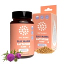 OAT MAMA 有机哺乳补充剂-'Slay Mama' Blessed Tetle & Fenugreek Capsules-草药乳液混合剂,对哺乳期母亲的产后支持