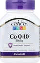 21世纪 Co Q10 30 mg Capsules, 45 Count (21341)
