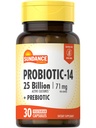 (原始内容存档于2018-09-21) (英语). Sundance Probiotic-14 | 25亿文化 | 30 Capsules | 配有 Prebiotics | Vegetarian, Non-GMO 和 Gluten Free Supplement.