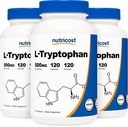 营养成本L-Tryptophan 500mg,120 Capsules(3瓶)