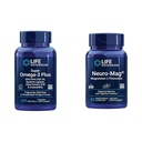 寿命延长 Super Omega-3 Plus EPA/DHA 鱼油,芝麻 Lignans & Neuro-mag 镁 L-硫酸盐
