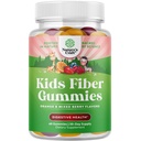 儿童高先天性纤维-消化和便秘的饮食纤维补充剂-Chicory Root Kids Imune Gummys-Non-GMO & Vegan 消化营养补充剂-60