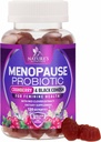 妇女更年期补充剂 -- -- 3亿CFU 自然更年期补充剂 -- -- Mild Hot Flashes & Night Sweats, PH, 阴道健康支助 妇女Gummy, Probiotic 补充剂 -- -- 120 Gummy