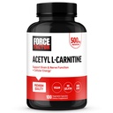 强制因子 Acetyl L-Carnitine 大脑补充剂 神经辅助剂 和细胞能量促进剂 乙酰L-Carnitine 500mg, Premium Quality, Vegan, Non-GMO, 100 蔬菜卡普尔