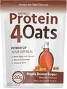 PE Science protein4 Oats, 制作神奇蛋白蛋白的粉末,配有Whey和Casein, Gluten Free, Maple Brown Sugar, 12种服务