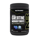NutraBio 纯微量晶体化单水合物粉末补充剂,Blue Razz (300 g) - 支持大块肌肉能量,恢复,和强力 - HPLC 测试过的红素粉末补充剂供男女使用
