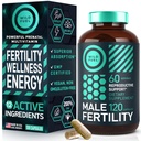 男子产前维生素补充剂 -- -- Maca Root、Ashwagandha、Zinc、Plus Naturals -- -- 男子生育率维生素和男子生育率支助补充剂的构思 -- -- 2个月120种