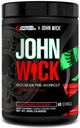 Jacked Factory X John Wick - Wick Mode Pre Workingout Powder - 敏锐能量,战斗准备焦点,不可阻挡的承诺,和Sheer Will - 40 services,大阪樱桃花