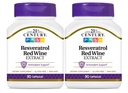21世纪,Resveratrol红酒提取,90 Capsules - 2pc