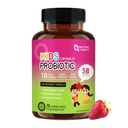 NATURE TARGET Kids Probiotic Chewable, 5亿CFUs Probiotics + 3+岁前生素, 消化性健康的Probiotics, 免疫支持和Appetite Booster, 天然草莓 Flavor, 75服务