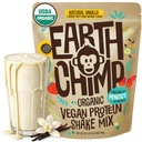 Earth Chimp Organization Vegan蛋白粉 - 配有Probiotics - 非转基因生物,乳品免费,Non Whey, 以植物为基础的男女蛋白粉,Gluten免费 - 26 services 32 Oz (Vanilla)