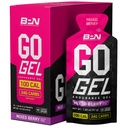 BARE 绩效营养,BPN Go Gel 耐力,每包24克碳水化合物和100卡路里,Vegan + Gluten 自由奔跑Gel,10个单服务包,混合莓