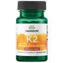 Swanson Natural Vitamin K2(来自Natto的Menaquinone-7) 50 mcg 30 Sgel(1 Pack)