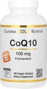 加州金营养 CoQ10 100 mg,Coenzyme Q10 Ubiquinone USP,支持Mitochondrial函数,360 Veggie软胶