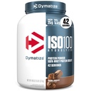 将ISO100水解蛋白粉,100%Whey隔离蛋白,蛋白质25g,5.5g BCAAs,Gluten Free,快消毒,易消化,古美特巧克力,3英镑(42种)